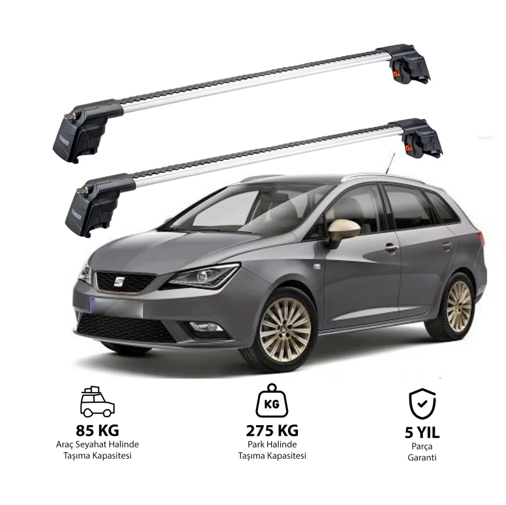 SEAT IBIZA ST 2010-2017 TRX2 Thunder Carrier Ara Atkı Gri