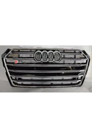 Audi a5 s5 ön panjur ızgara 2016+ B9 siyah thumb 2
