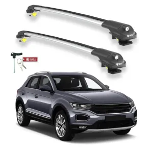Turtle Volkswagen T-Roc 2017-2025 Ara Atkı Air1 Gri