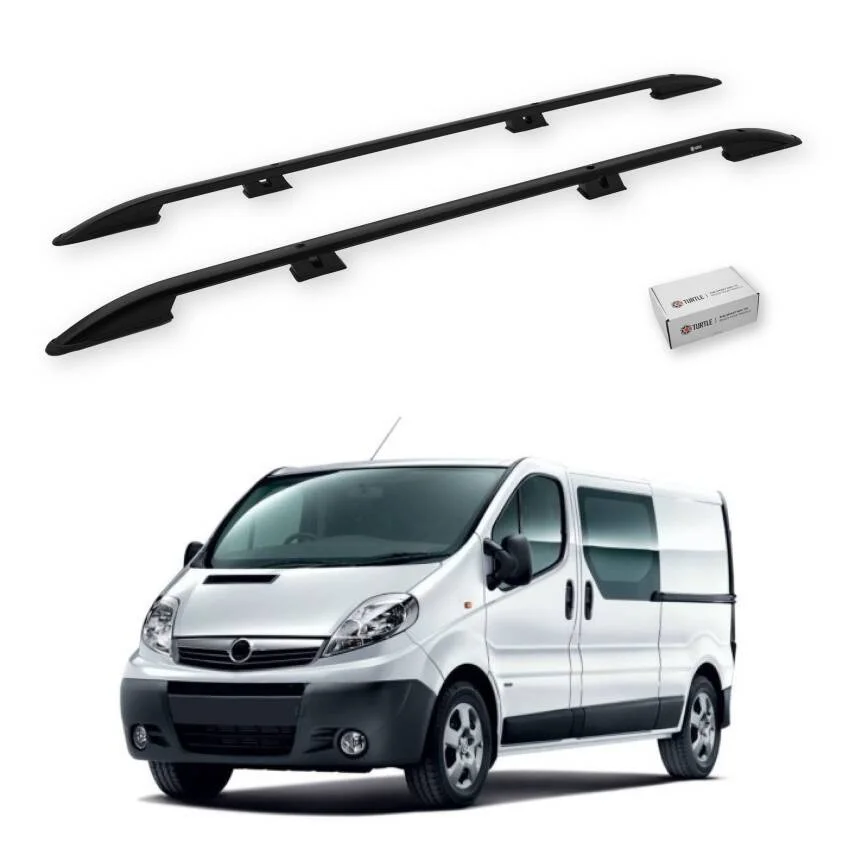 Opel Vivaro (X83) 2001-2014 / Kısa Şasi Tavan Çıtası Crown Siyah