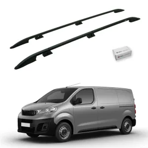 Turtle Peugeot Expert (Mk3) 2017-2025 / Orta Şasi Tavan Çıtası Crown Siyah