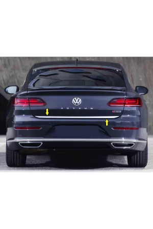 Volkswagen Arteon 2017-2019 Krom Bagaj Altı Çıtası Aksesuarı