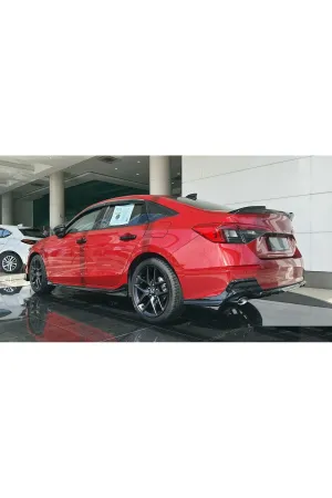 Honda civic rs bagaj üstü spoiler 2021+ için uygundur parlak siyah