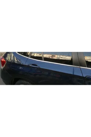 Bmw E84 X1 Krom Cam Altı Çıtası Aksesuarı 6 Parça Paslanmaz Çelik