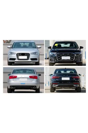Audi a6 c7 to c8 2018+ dönüşüm body kit full seti 2011 / 2018 thumb 2
