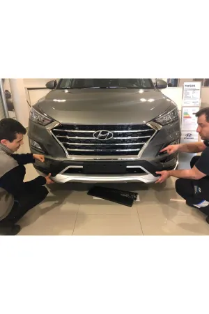 Hyundai tucson ön tampon koruması difüzör 2018 2019 2020 thumb 2