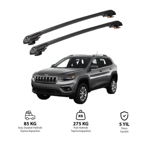 JEEP CHEROKEE (KL) 2014 ve Sonrası TRX1 Thunder Carrier Kilitli Ara Atkı Siyah thumb 1