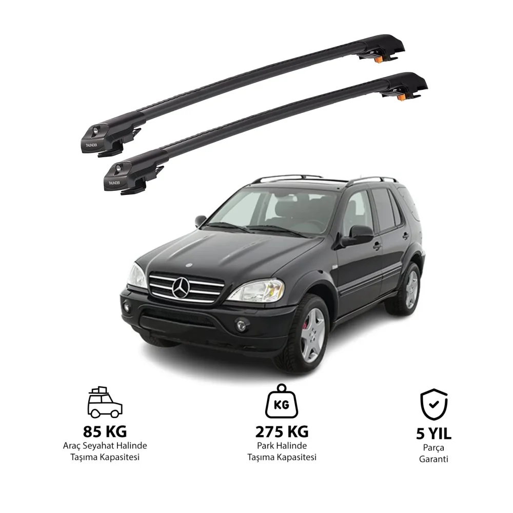 MERCEDES-BENZ M-CLASS 1998-2005 TRX1 Thunder Carrier Kilitli Ara Atkı Siyah