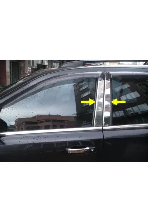 Nissan X-Trail 2008-2013 Krom Kapı Direk Aksesuarı 8 Parça