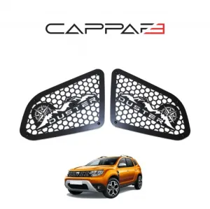 Dacia Duster 2018-2024 Yıl Aralığı Uyumlu Metal Kelebek Cam 2 Parça
