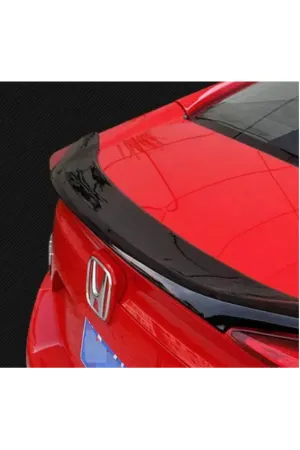 Honda civic fc5 uyumlu bagaj üstü spoiler anatomik hybrid siyah 2016+ thumb 2