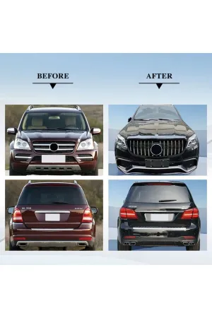 Mercedes gl x164 to x166 gls63 dönüşüm body kit seti full facelift thumb 3