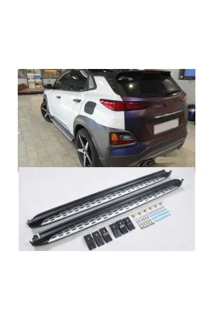 Hyundai Kona Uyumlu 2018- Yan Basamak Side Step Bmw Style