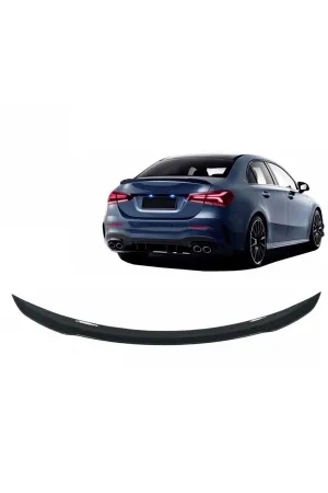 Mercedes w177 sedan bagaj üstü spoiler pianoblack boyalı 2018+ thumb 2