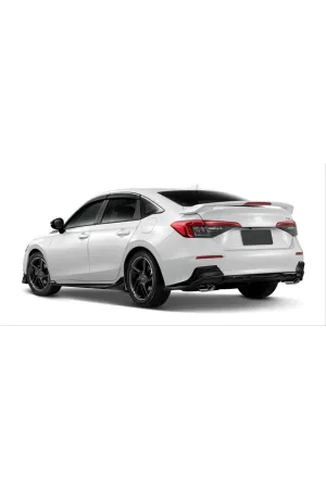 Honda civic uyumlu modülo ışıklı spoiler Boyasız 2022+ thumb 2