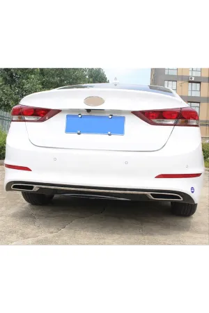 Hyundai elantra arka tampon difüzörü amg model 2017+ thumb 2