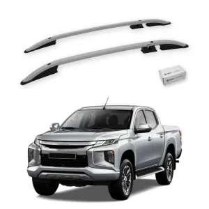 Turtle Mitsubishi L200 (Mk5) 2015-2025 Tavan Çıtası Crown Gri