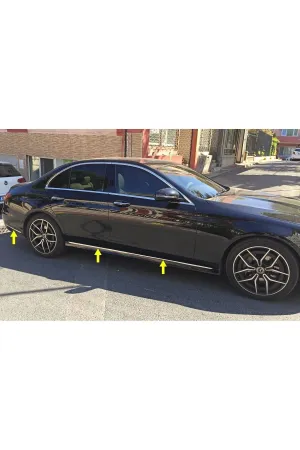 Mercedes W213 E Serisi Makyajlı 2020-2021 Krom Yan Kapı Çıtası 6P