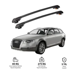 AUDI A6 ALLROAD 2006-2011 TRX1 Thunder Carrier Kilitli Ara Atkı Siyah thumb 1