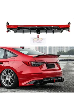 Honda civic fe1 body kit tampon seti 2022+ thumb 4