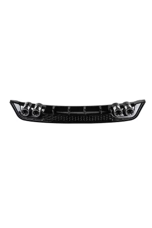 Seat leon arka tampon difüzör 4 çıkış 2013 / 2018 pianoblack
