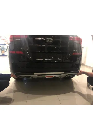 Hyundai tucson ön arka tampon koruması difüzör 2018 2019 2020 1.6 (Kalın Tip) thumb 3