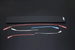OMSA VW T6.1 Transporter Krom Ön Panjur Alt Çıtası 5 Parça 2020-2023 Arası - Görsel 3