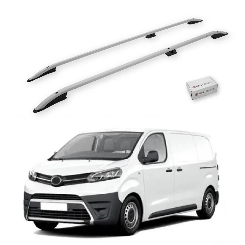 Turtle Toyota Proace (Mk2) 2013-2016 / Uzun Şasi Tavan Çıtası Crown Gri