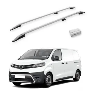 Turtle Toyota Proace (Mk2) 2013-2016 / Uzun Şasi Tavan Çıtası Crown Gri thumb 1