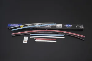 OMSA Ford Focus 3 Sedan Krom Üst Cam Çerçevesi 8 Parça 2010-2018 Arası - Görsel 2