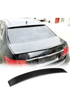 Mercedes w212 cam üstü spoiler siyah boyalı plastik 2009 / 2015 thumb 2