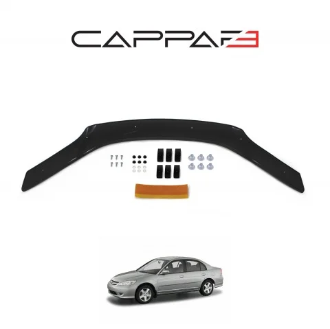 Honda Civic 2001-2006 Yıl Aralığı Uyumlu Kaput Rüzgarlık 3mm