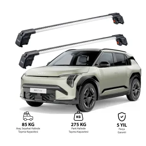 KIA EV3 2023 - Sonrası TRX2 Thunder Carrier Ara Atkı Gri thumb 1