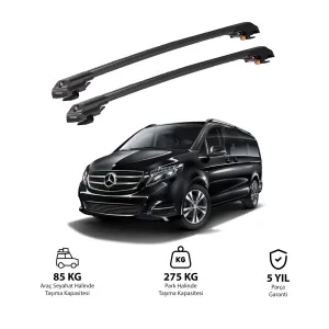 MERCEDES-BENZ VIANO 2015 ve Sonrası TRX1 Thunder Carrier Kilitli Ara Atkı Siyah thumb 1