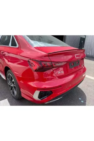Audi a3 s3 bagaj üstü spoiler pianoblack 2021+ thumb 2