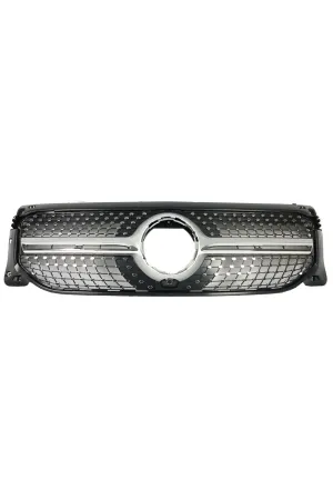 Mercedes glb x247 diamond ön panjur ızgara krom çıta progressive