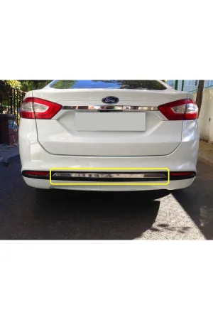 Ford Mondeo 2015-2018 Krom Arka Tampon Altı Çıtası Difüzör