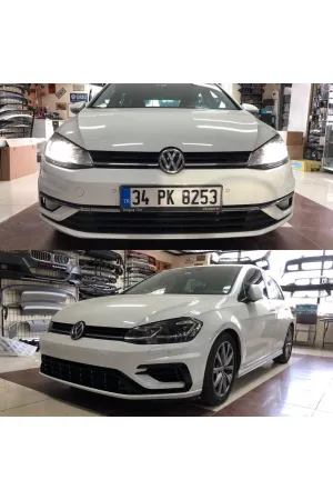 Vw golf 7 7.5 görünüm gti body kit tampon seti komle 2012 / 2017 thumb 4