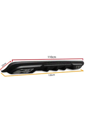 Chevrolet cruze difüzör arka tampon çift çıkış egzoz gri thumb 2