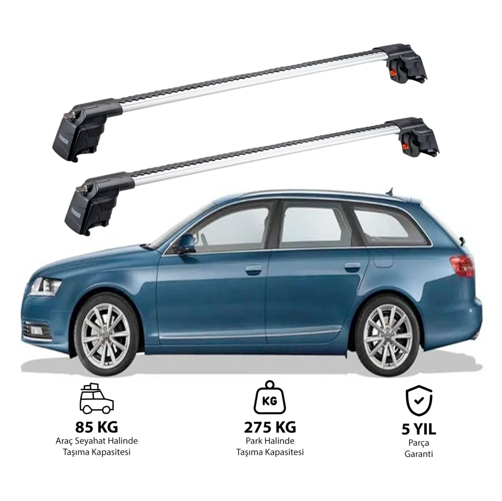AUDI A6 AVANT 2005-2010 TRX2 Thunder Carrier Ara Atkı Gri