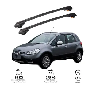 FIAT SEDICI 2006-2013 TRX1 Thunder Carrier Kilitli Ara Atkı Siyah thumb 1