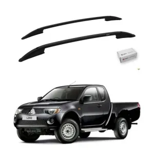 Turtle Mitsubishi L200 (Mk4) 2006-2014 Tavan Çıtası Crown Siyah