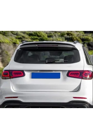 Mercedes glc x243 bagaj üstü spoiler pianoblack thumb 2