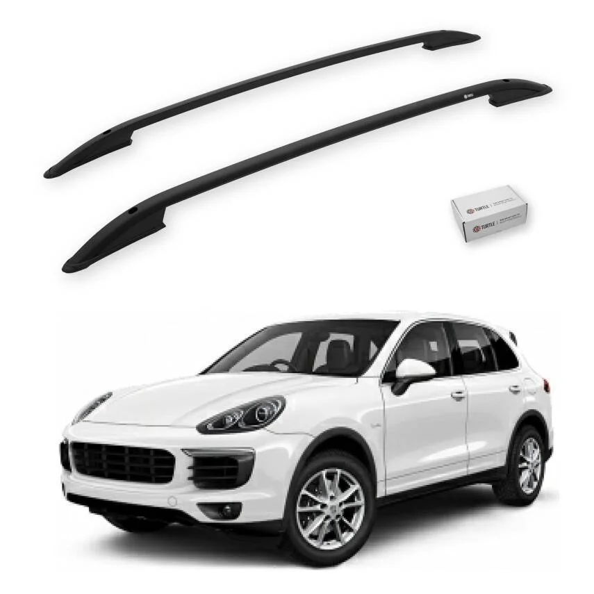 Turtle Porsche Cayenne (92A-E2) 2011-2017 Tavan Çıtası Crown Siyah