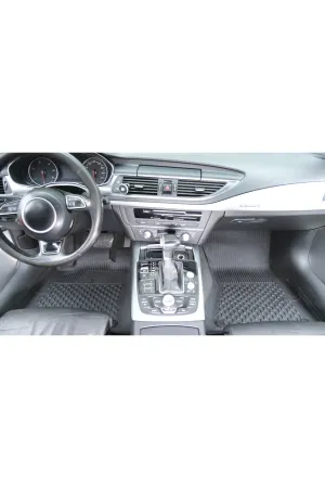 Audi A7 (C7) 2010-2018 Uyumlu Sahler Araca Özel 4.5D Havuzlu Oto Paspas - Audi A7 - Görsel 3
