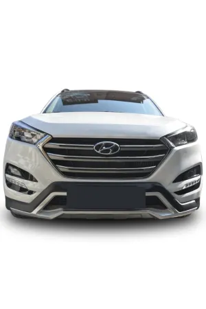 Hyundai tucson ön arka tampon koruması difüzör 2015 / 2017 turbolu modeller için thumb 2