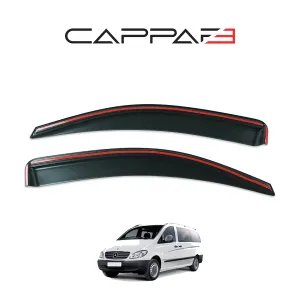 Mercedes Vito 2004-2010 Yıl Aralığı Uyumlu Cam Rüzgarlığı 2 Parça - Görsel 4
