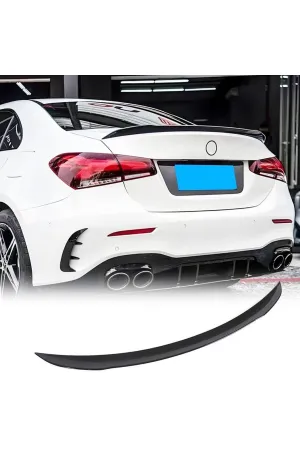 Mercedes w177 sedan bagaj üstü spoiler pianoblack boyalı 2018+