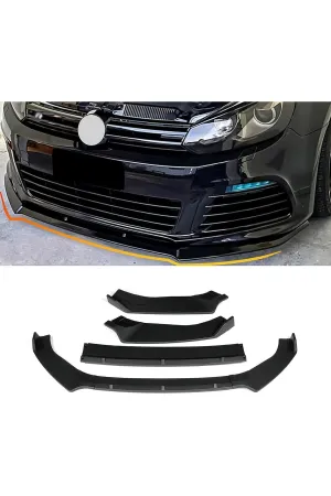 Vw golf 6 R ön tampon altı lip 3 parça kulaklı