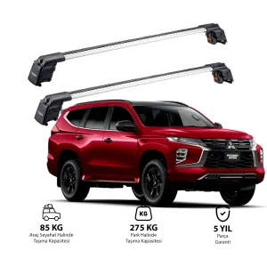 MITSUBISHI PAJERO SPORT 2016 ve Sonrası TRX2 Thunder Carrier Ara Atkı Gri thumb 1